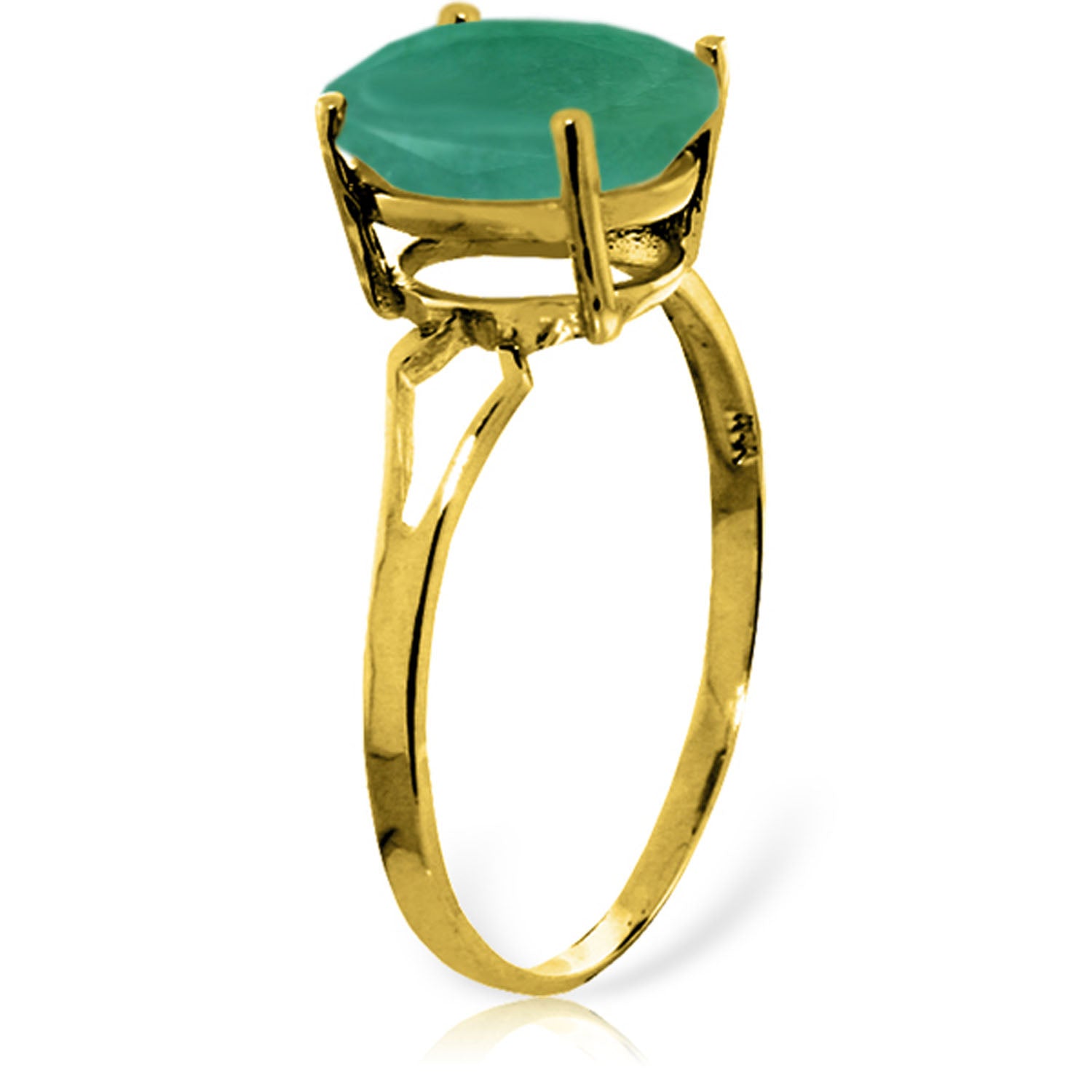 Gleaming Glow Emerald Ring
