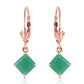 Precious Facade Emerald Earrings