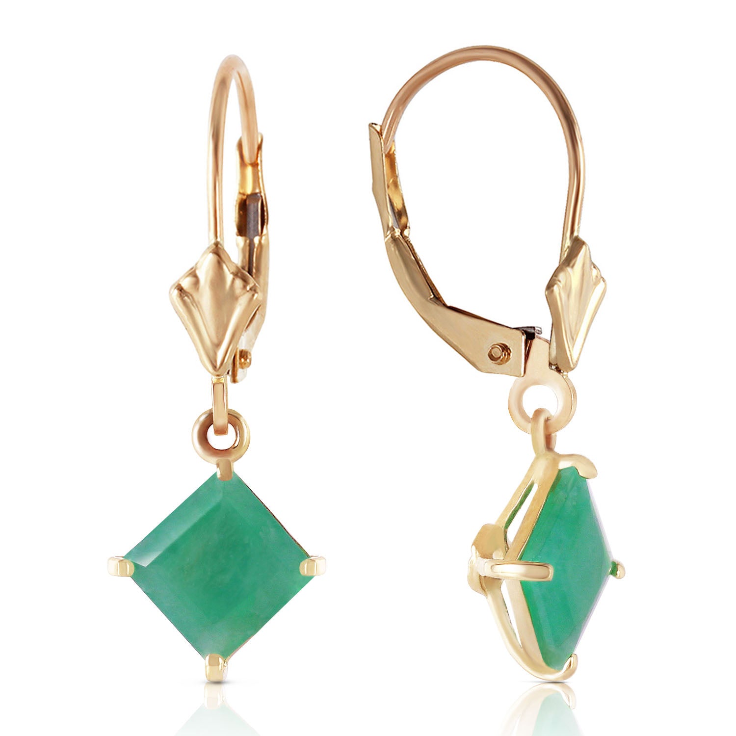 Precious Facade Emerald Earrings