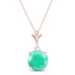 Solo Sphere Emerald Necklace
