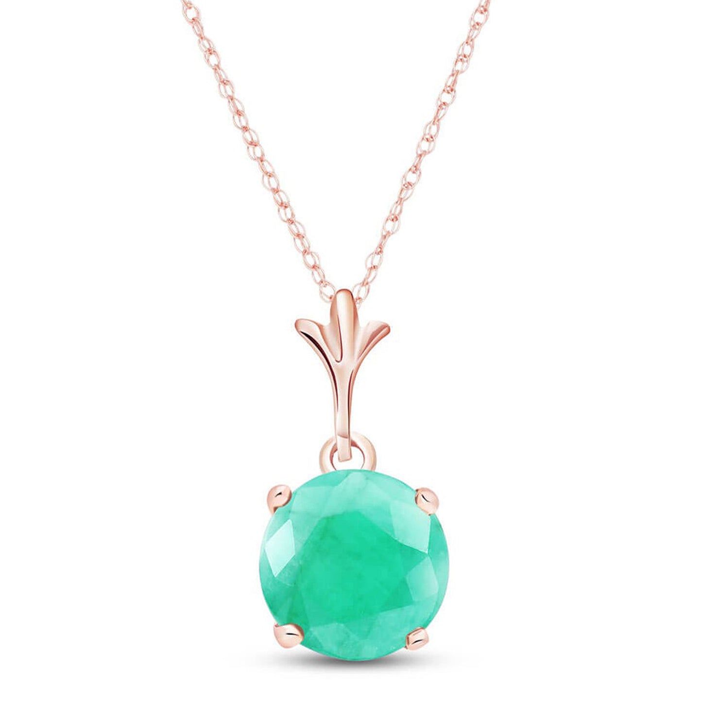 Solo Sphere Emerald Necklace