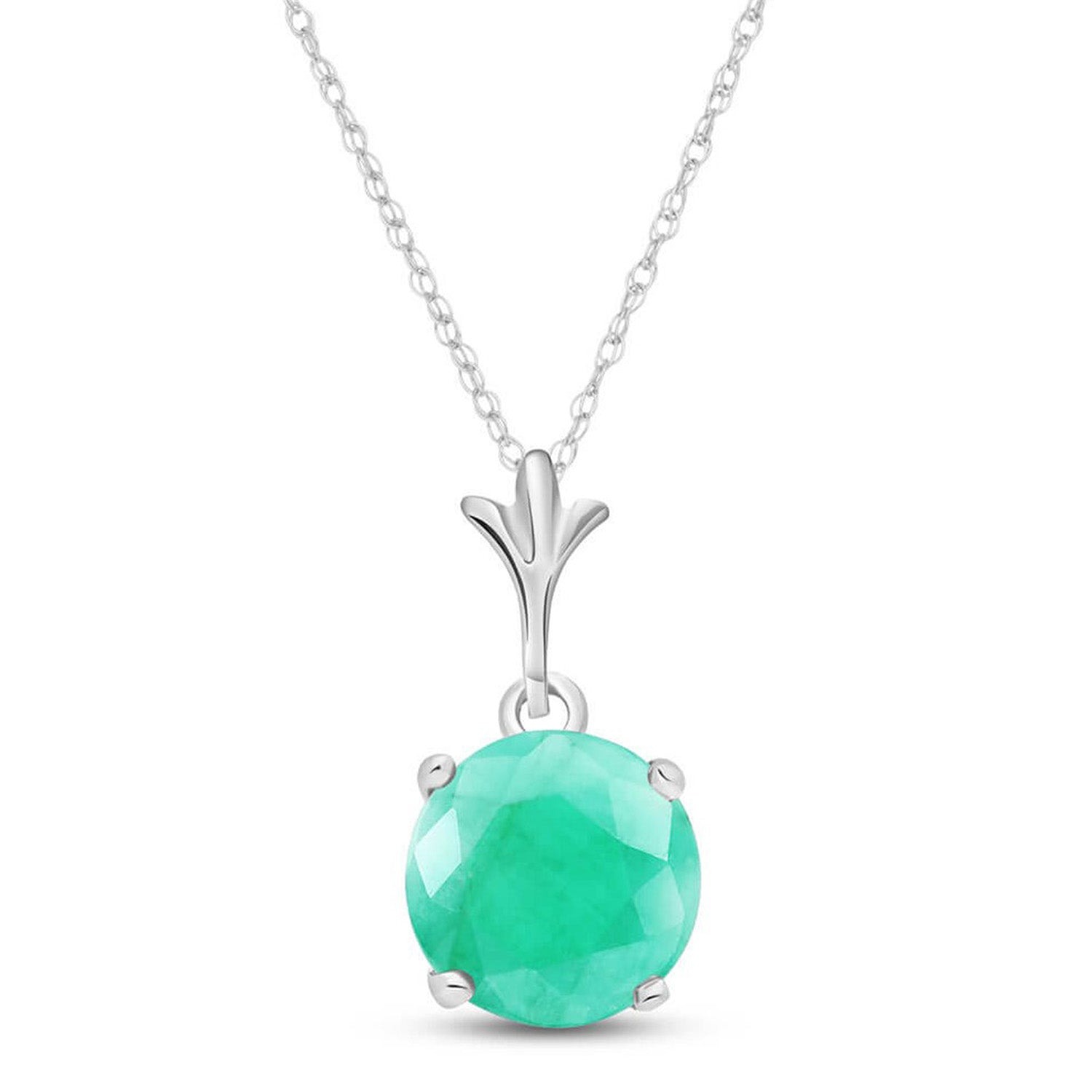 Solo Sphere Emerald Necklace