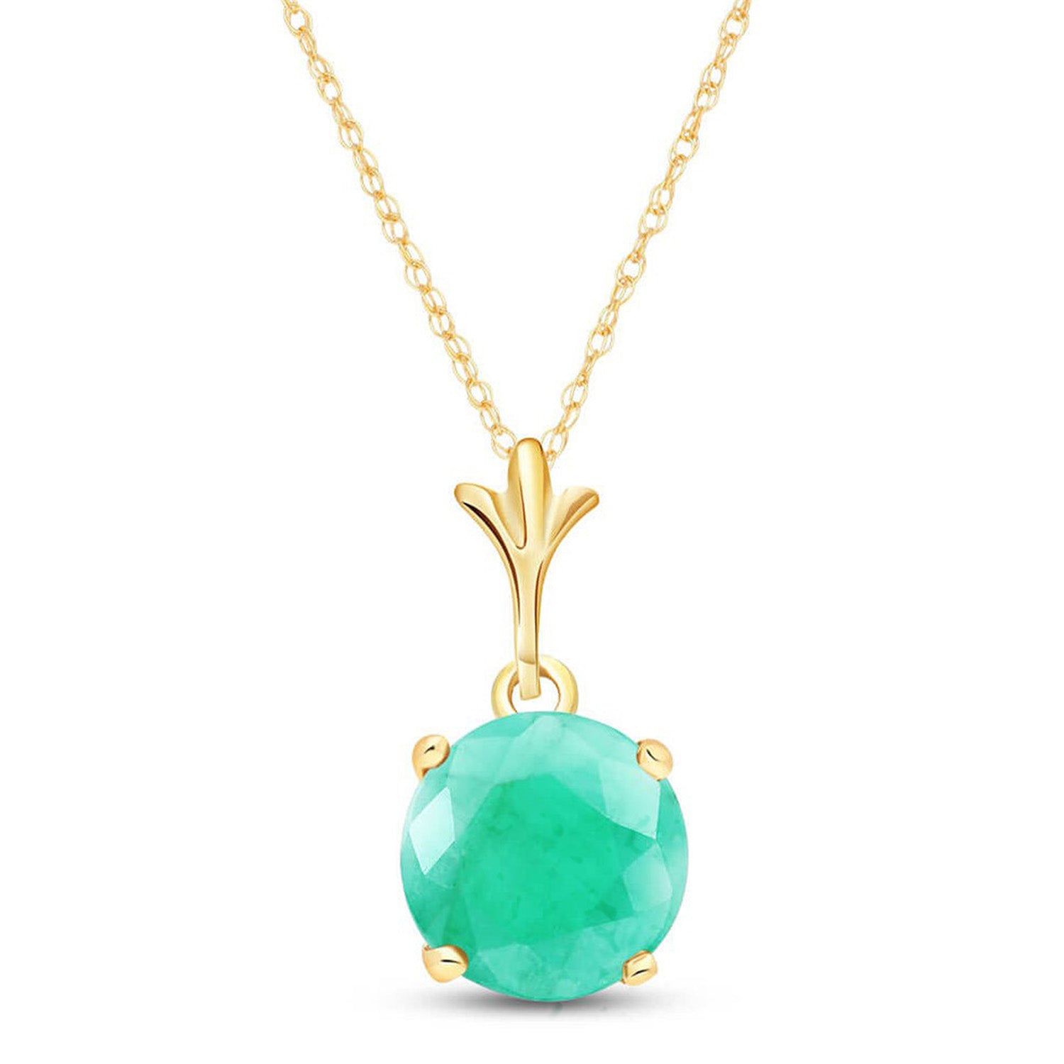 Solo Sphere Emerald Necklace