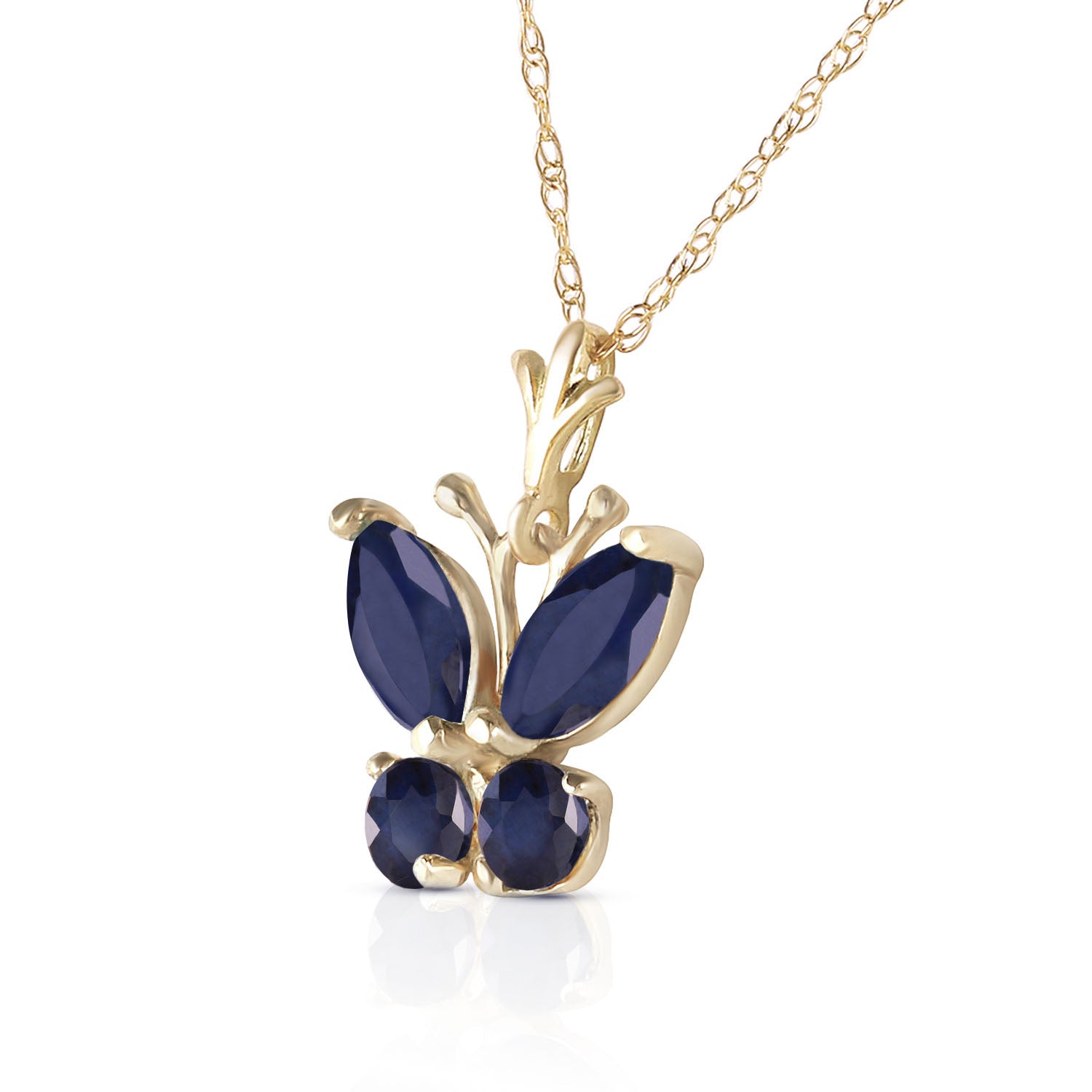 Autumn Breeze Sapphire Necklace