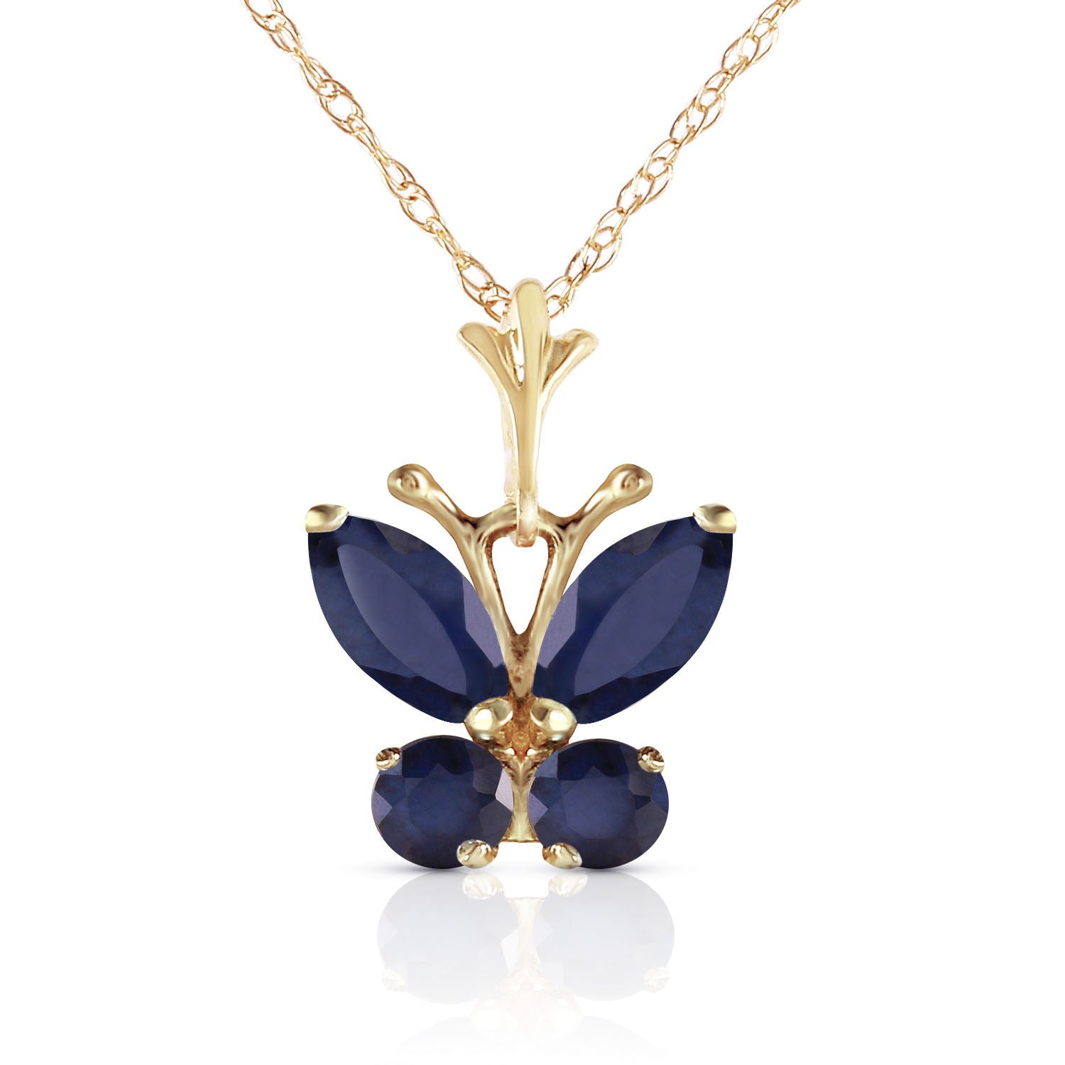 Autumn Breeze Sapphire Necklace