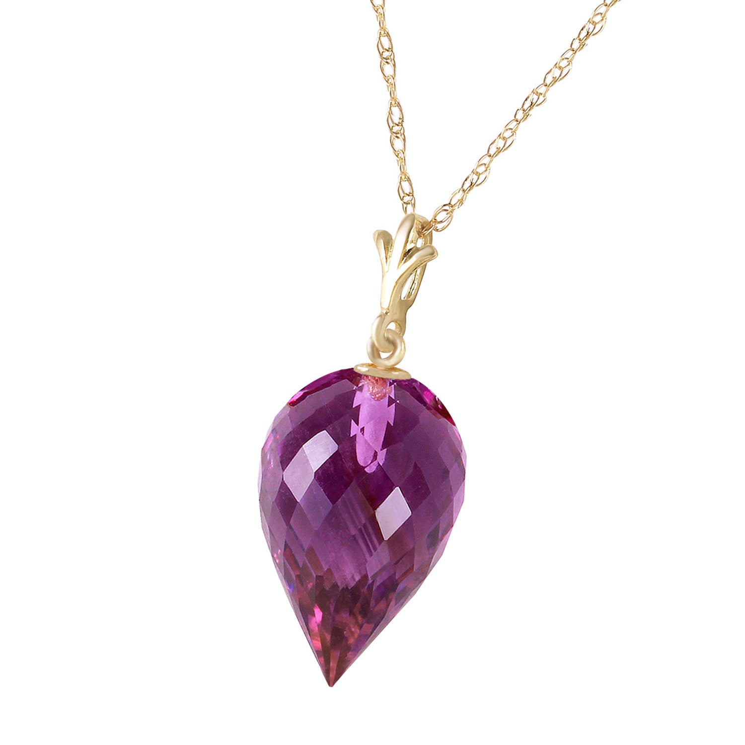 Luminous Sparkle Amethyst Necklace