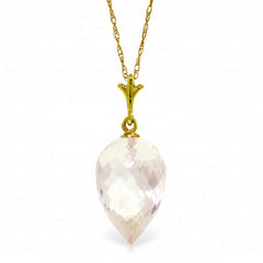 Luminous Sparkle White Topaz Necklace