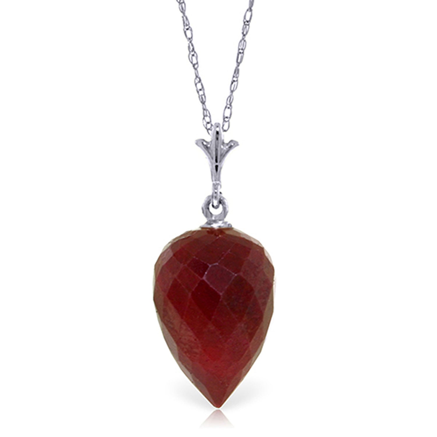 Luminous Sparkle Ruby Necklace