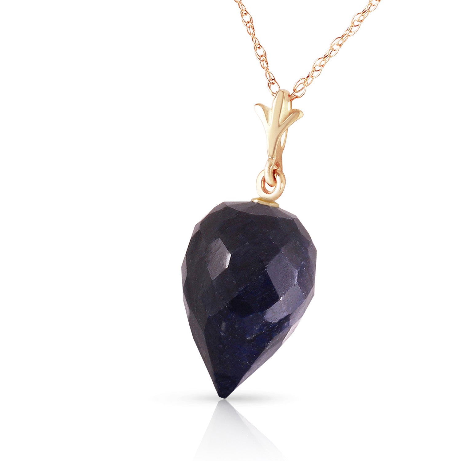 Luminous Sparkle Sapphire Necklace