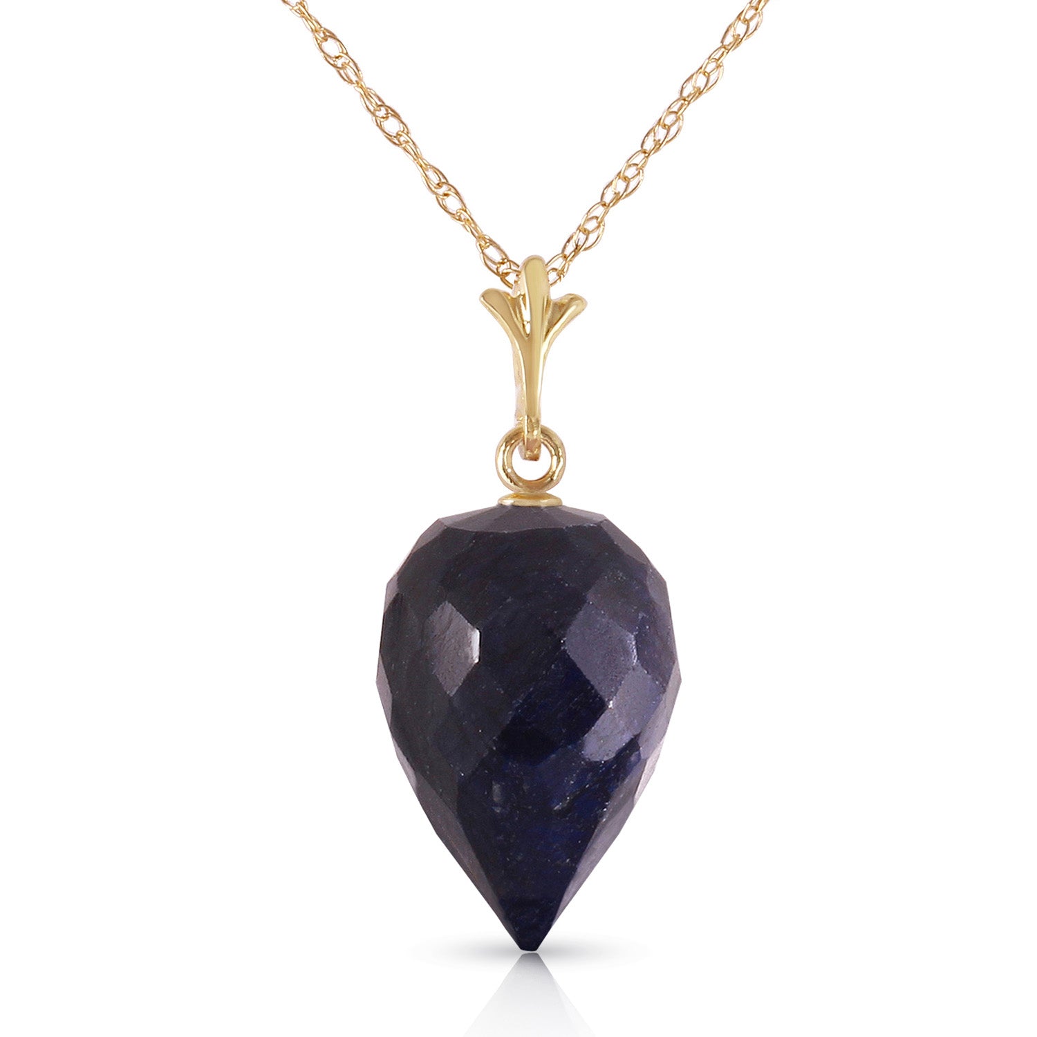 Luminous Sparkle Sapphire Necklace