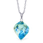 Moonlit Essence Blue Topaz & Diamond Necklace