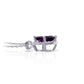 Hidden Light Purple Amethyst & Diamond Necklace
