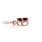 Hidden Light Garnet & Diamond Necklace