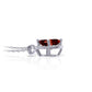 Hidden Light Garnet & Diamond Necklace