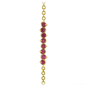 Subtle Radiance Ruby Bracelet