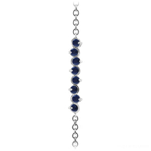 Subtle Radiance Sapphire Bracelet