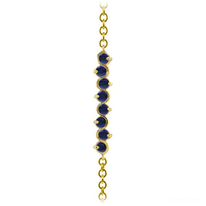 Subtle Radiance Sapphire Bracelet
