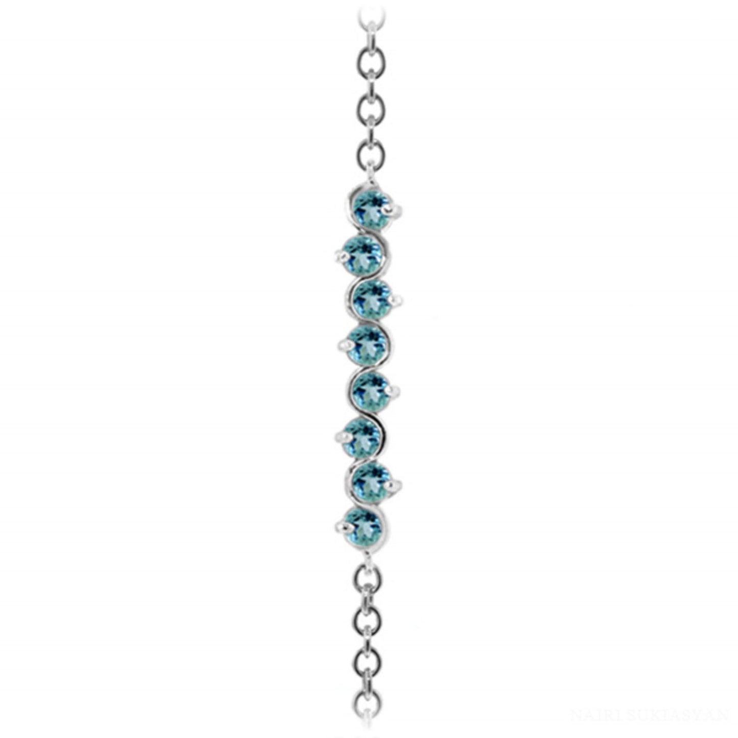 Subtle Radiance Blue Topaz Bracelet