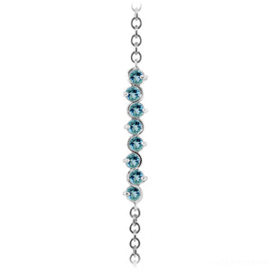 Subtle Radiance Blue Topaz Bracelet