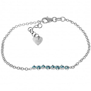 Subtle Radiance Blue Topaz Bracelet