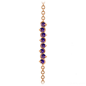 Subtle Radiance Amethyst Bracelet
