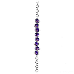 Subtle Radiance Amethyst Bracelet