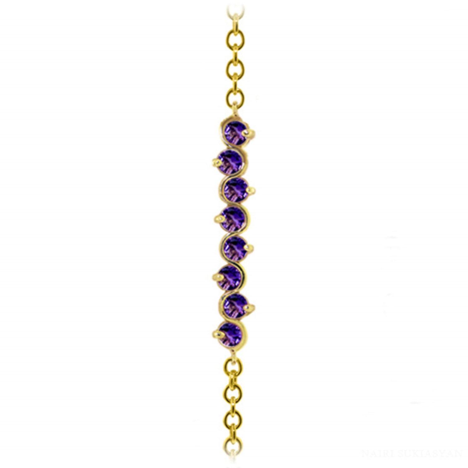 Subtle Radiance Amethyst Bracelet