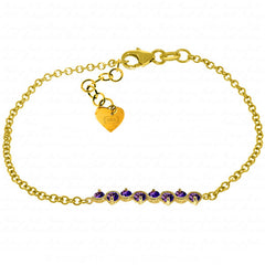 Subtle Radiance Amethyst Bracelet