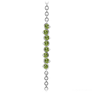 Subtle Radiance Peridot Bracelet