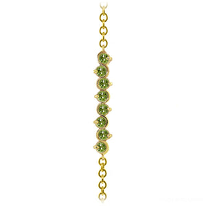 Subtle Radiance Peridot Bracelet