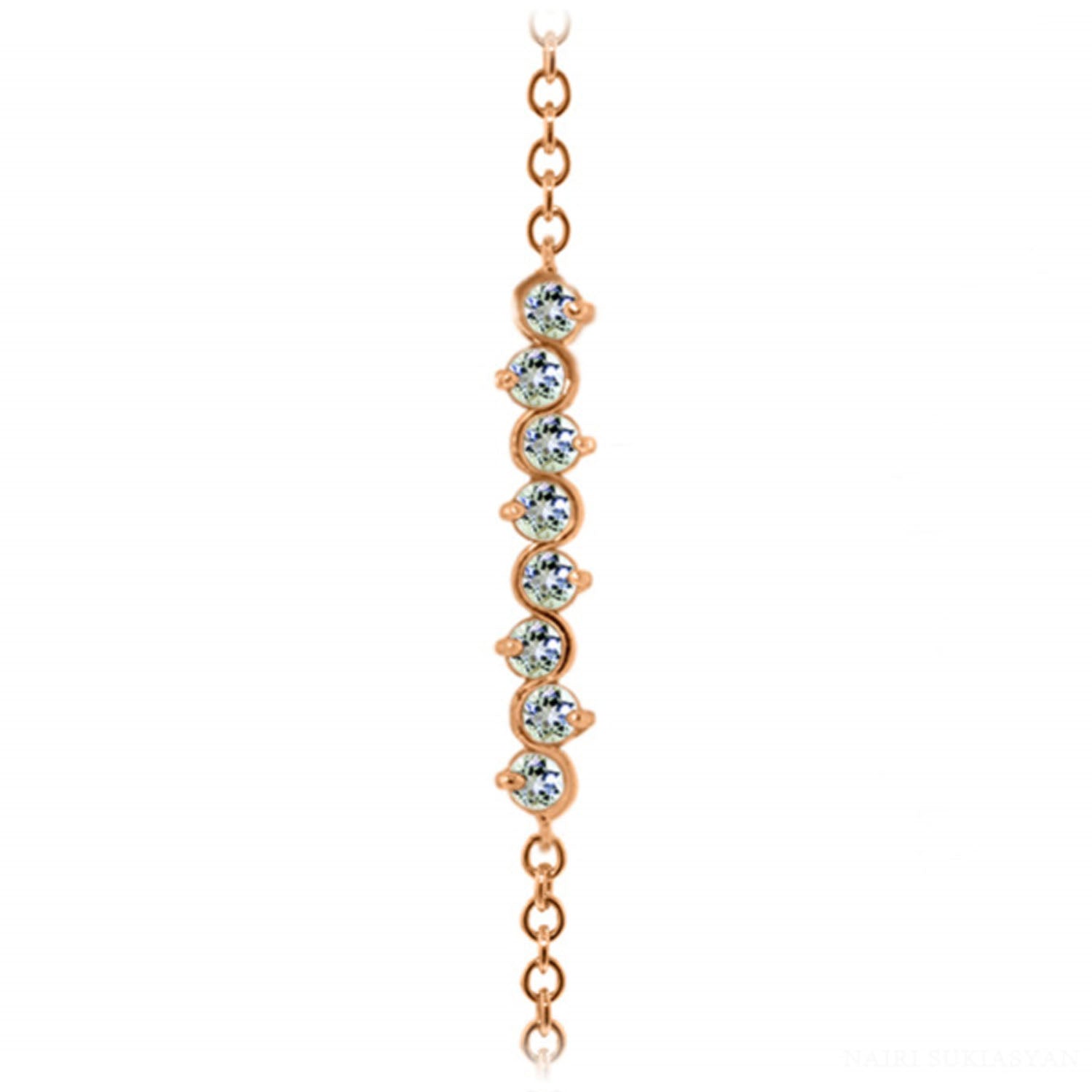 Subtle Radiance Aquamarine Bracelet