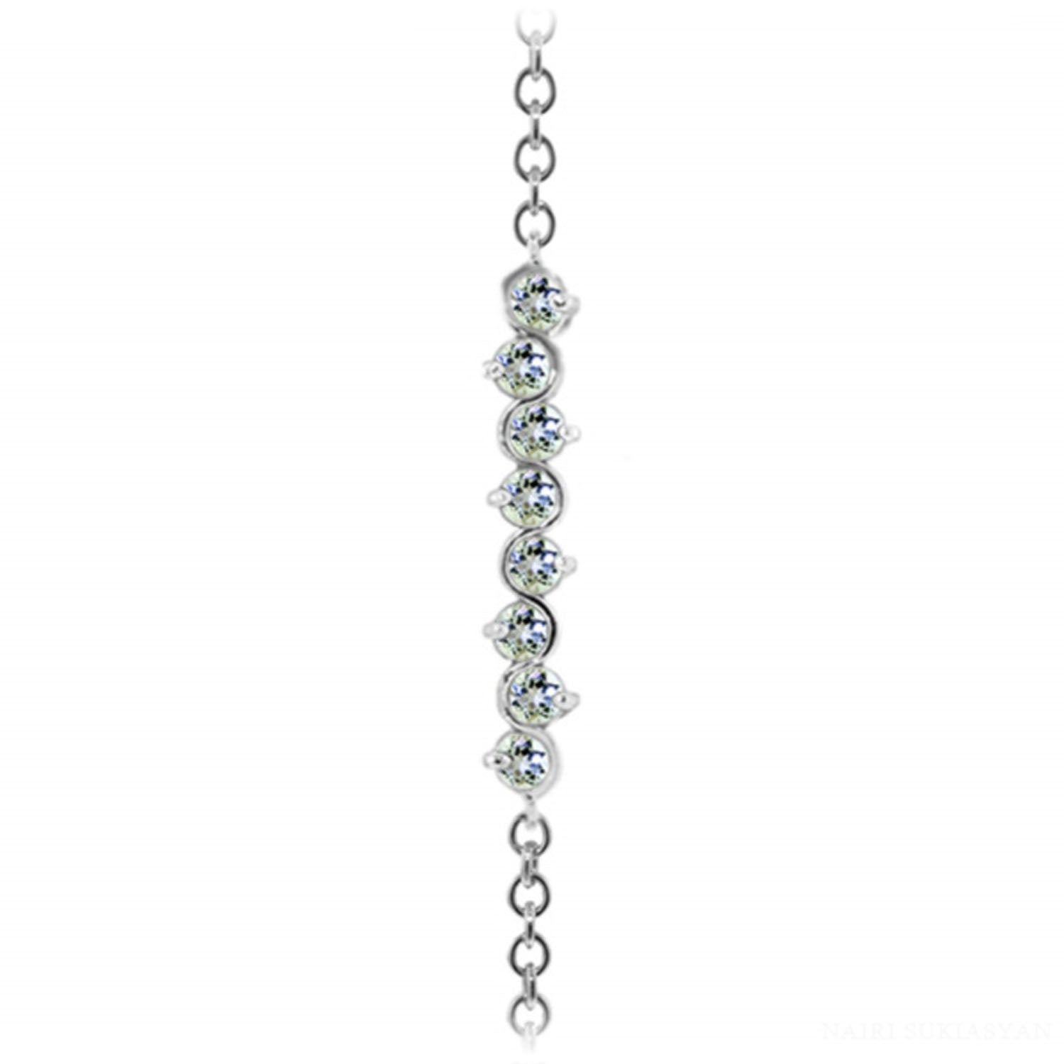 Subtle Radiance Aquamarine Bracelet
