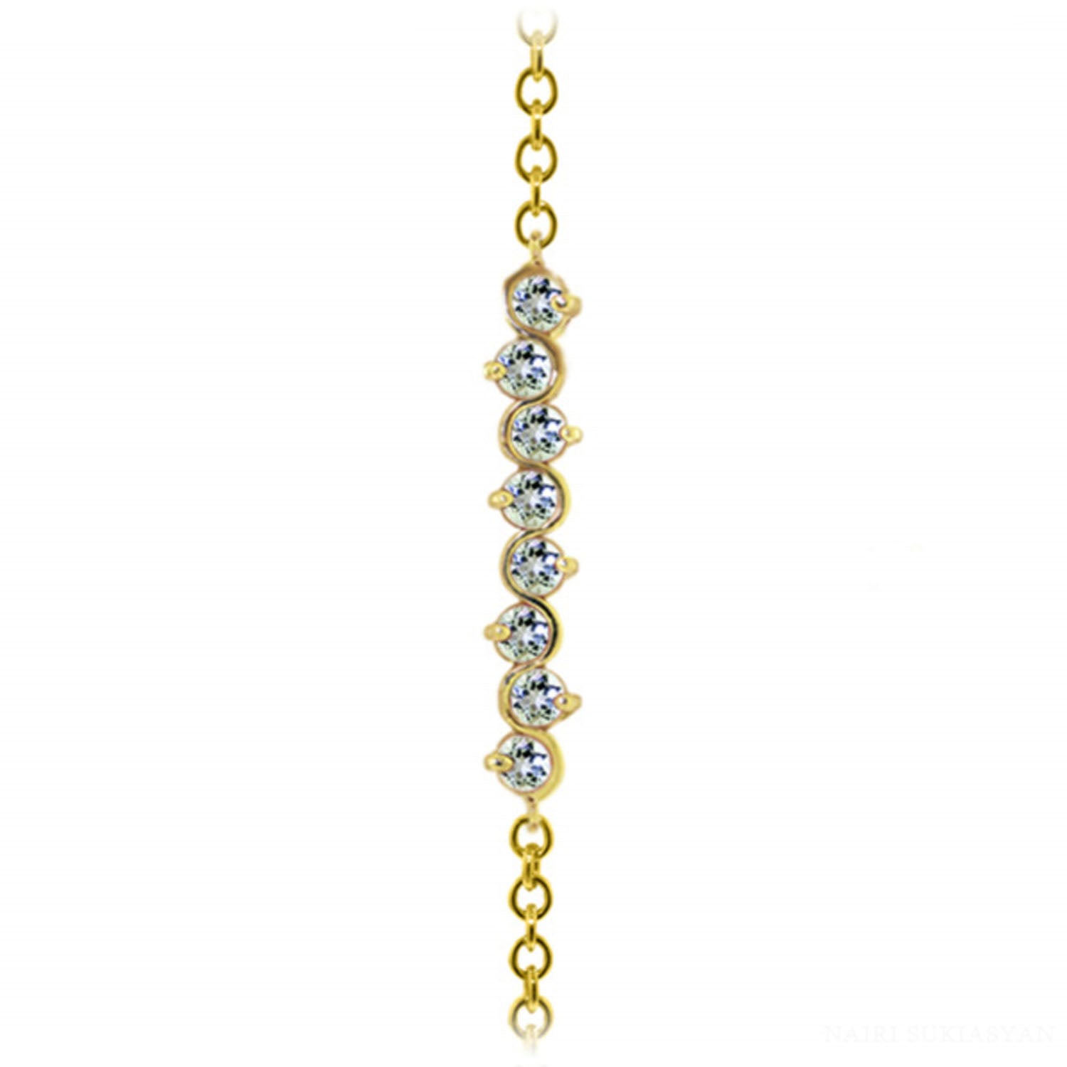 Subtle Radiance Aquamarine Bracelet