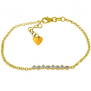 Subtle Radiance Aquamarine Bracelet