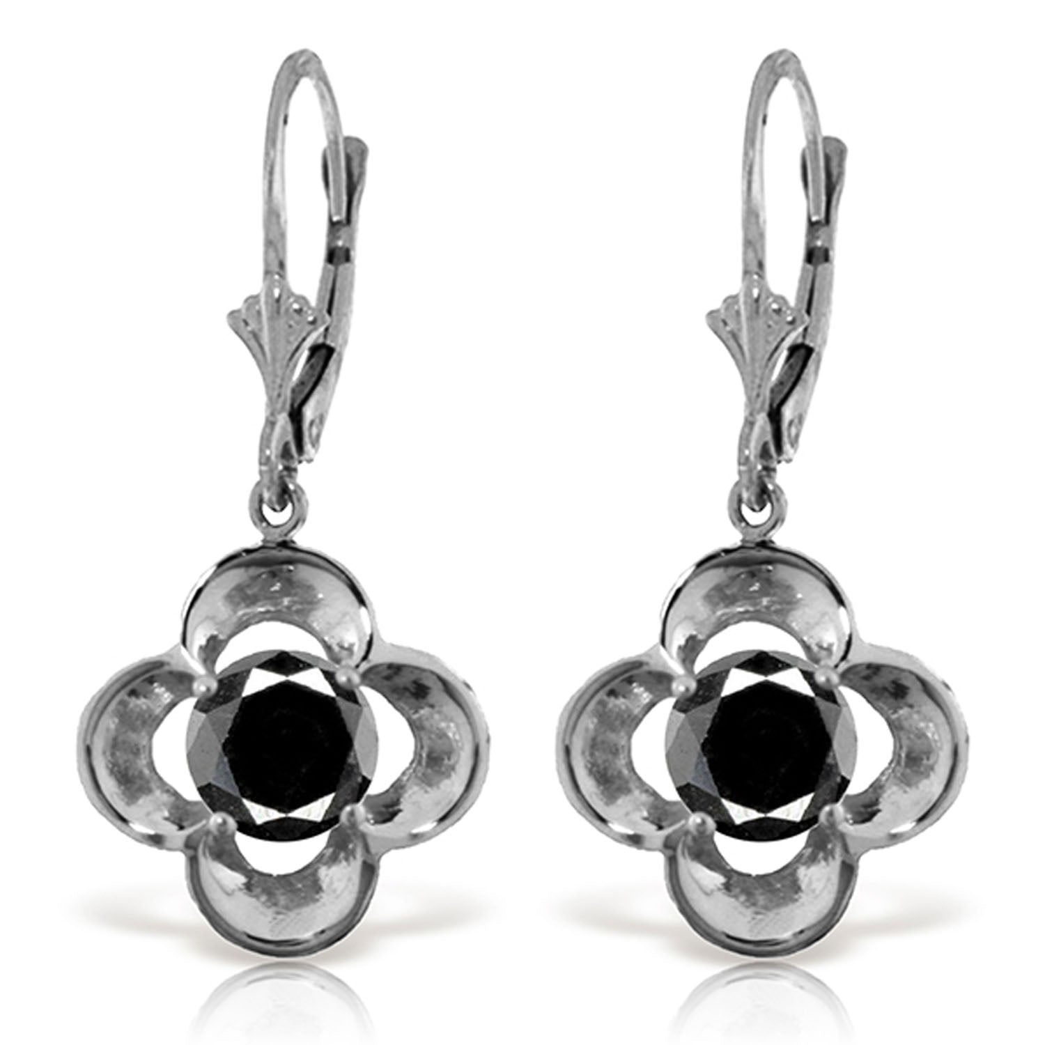 Autumn Serenity Black Diamond Earrings