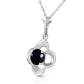 Bloomstone Blossom Black Diamond Necklace