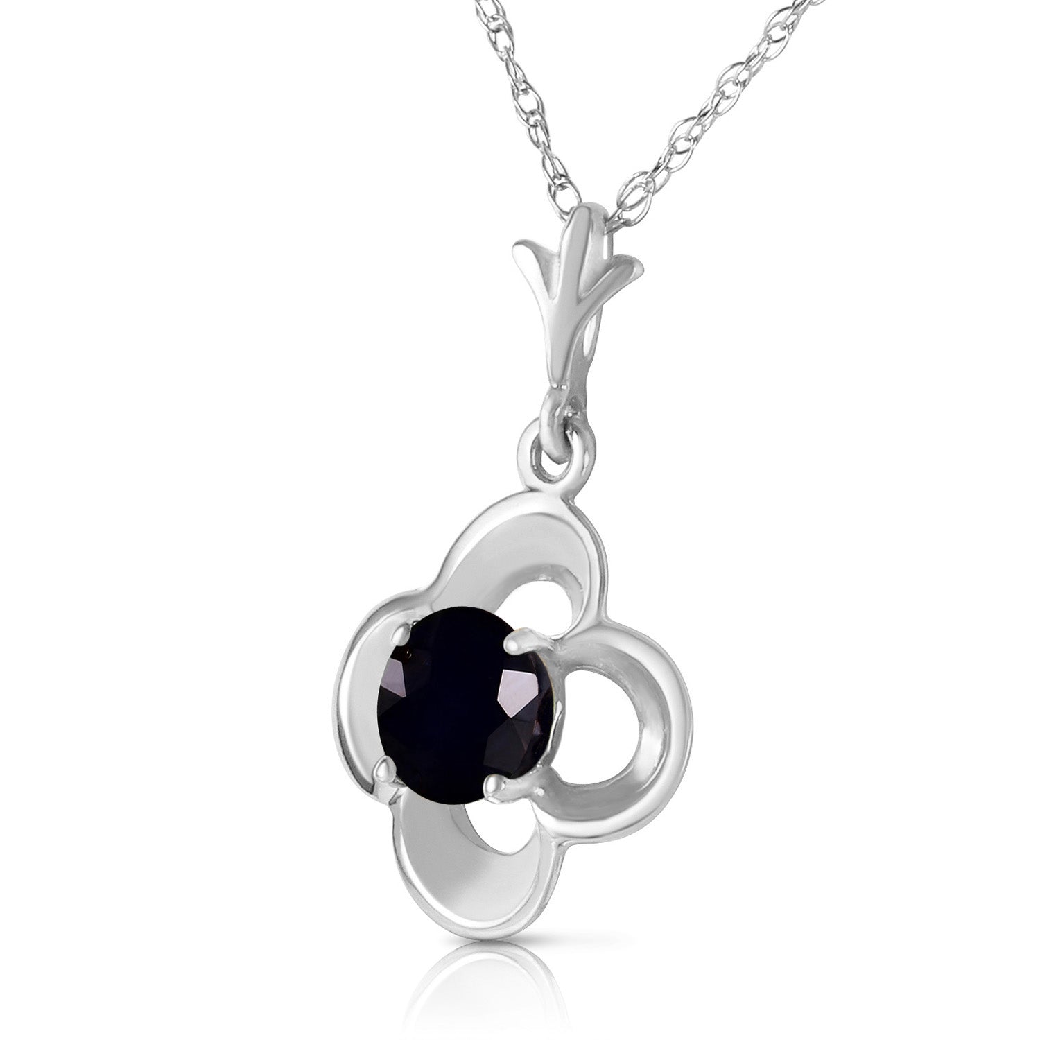 Autumn Serenity Black Diamond Necklace