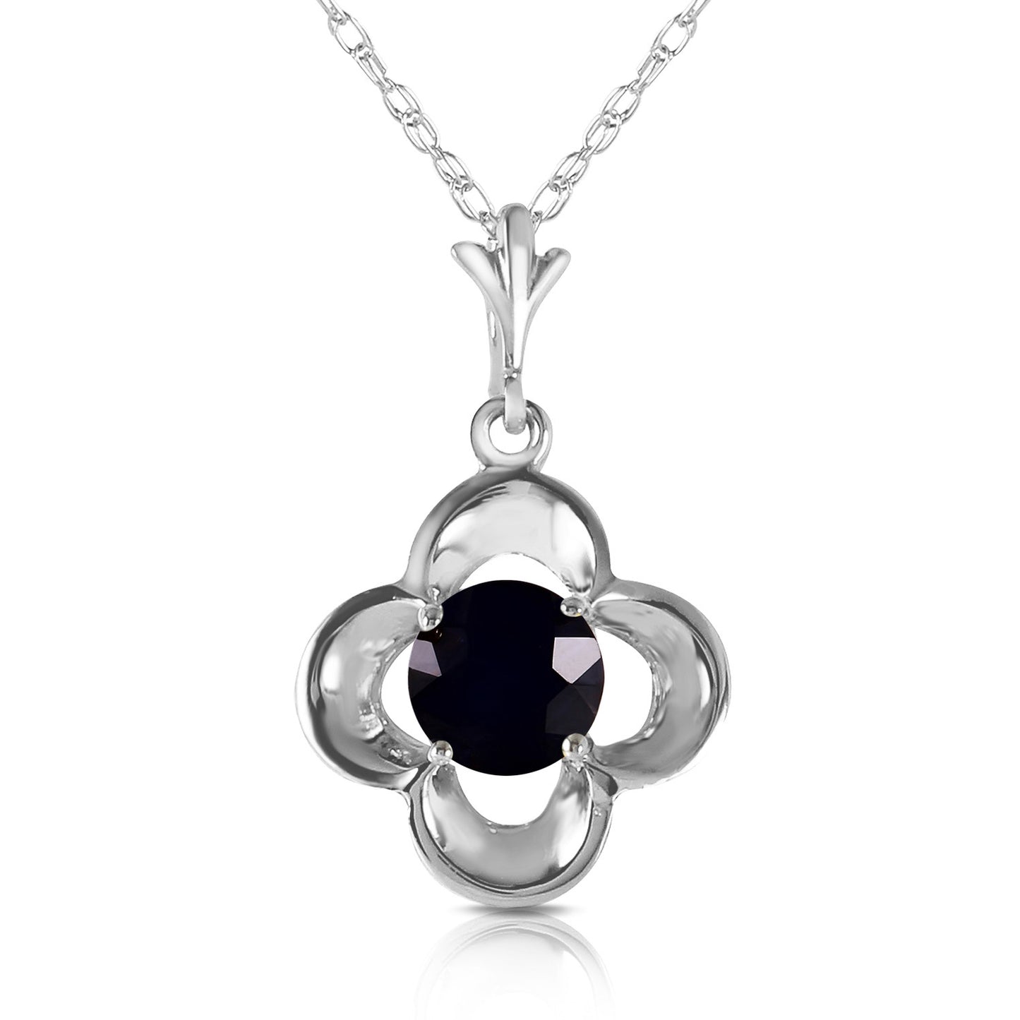 Bloomstone Blossom Black Diamond Necklace