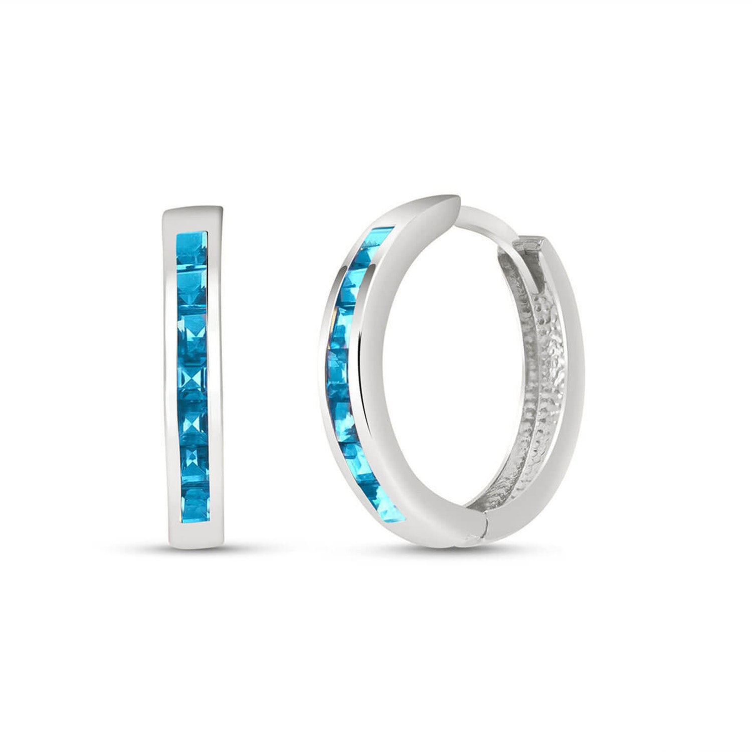 Infinite Spark Blue Topaz Earrings