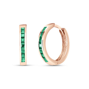 Infinite Spark Emerald Earrings