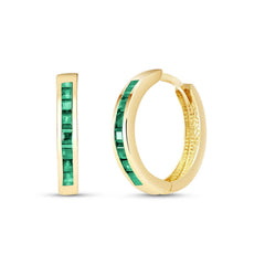 Infinite Spark Emerald Earrings