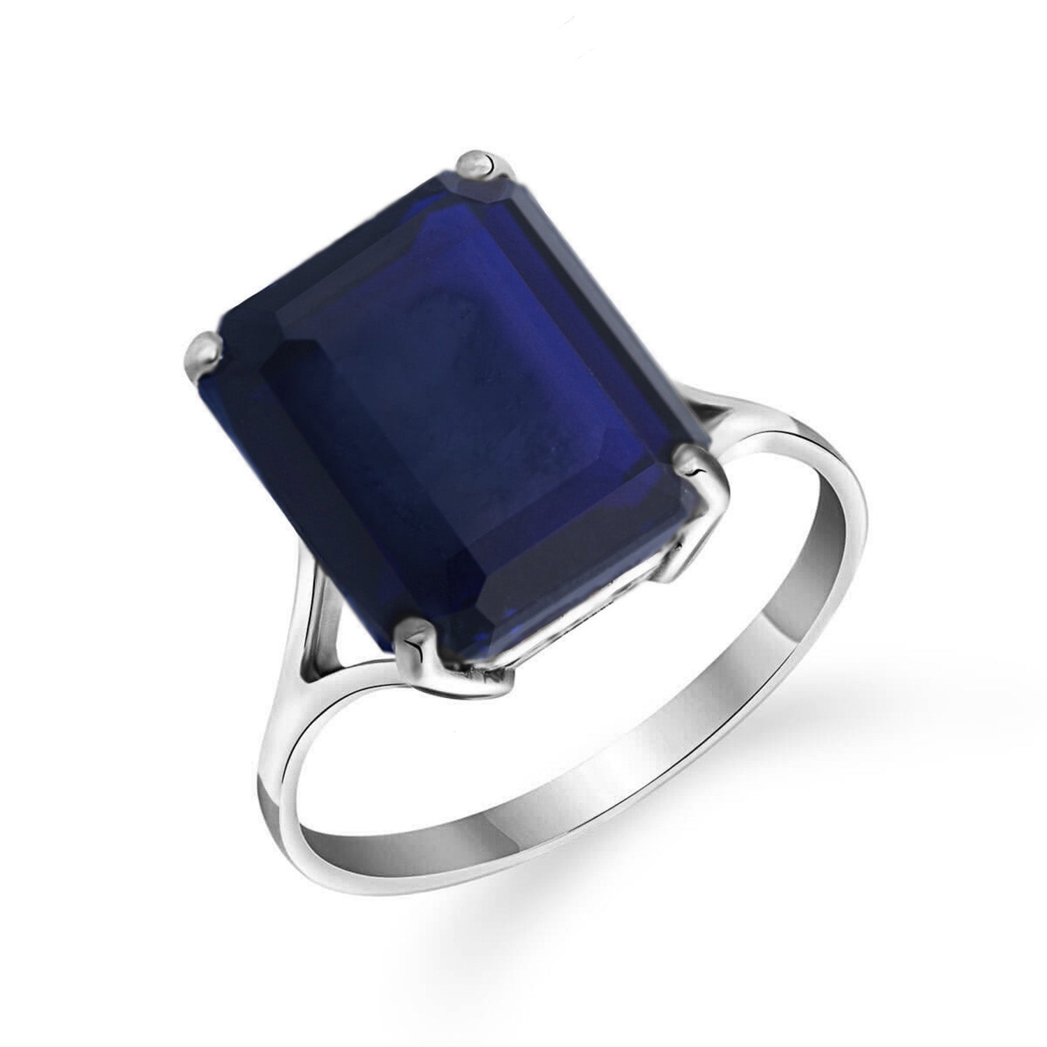 Essential Facet Sapphire Ring