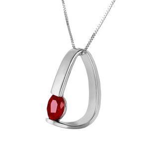 Zen Charm Ruby Necklace