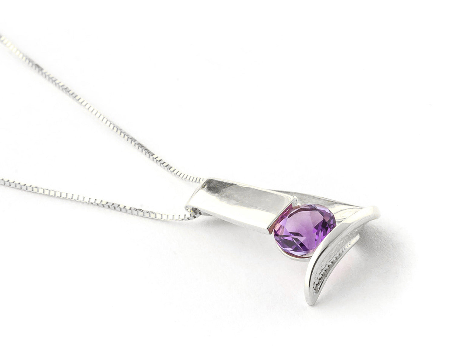Zen Charm Amethyst Necklace