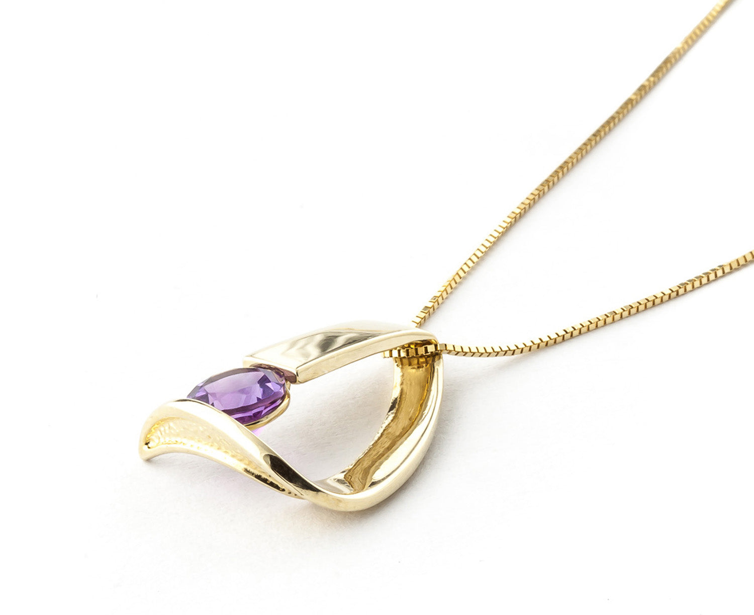 Zen Charm Amethyst Necklace