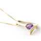 Zen Charm Amethyst Necklace