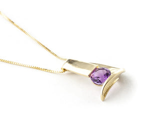 Zen Charm Amethyst Necklace