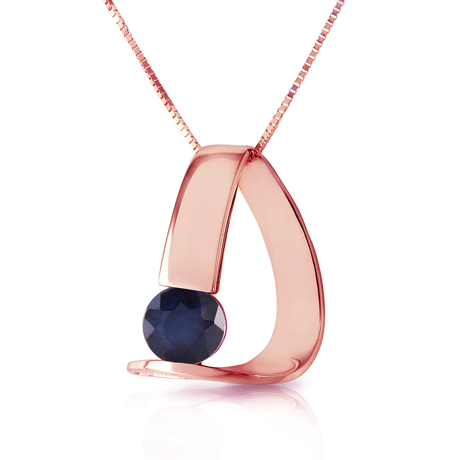 Zen Charm Sapphire Necklace