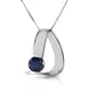 Zen Charm Sapphire Necklace