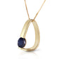 Zen Charm Sapphire Necklace